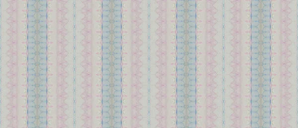 Pink Dyed Zig Zag Blue Abstract Brush Pink Batik Ink — Stock Photo, Image