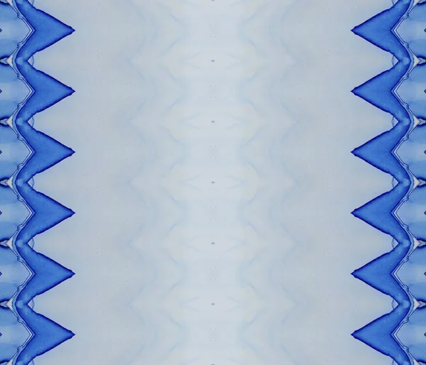 Sky Hand Textile Cepillo Abstracto Azul Tinte Brillante Batik Patrón — Foto de Stock