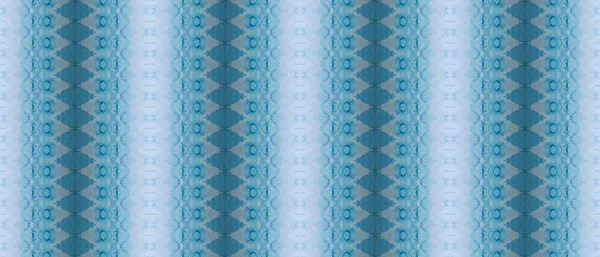 Modèle Bleu Bohême Bleu Texture Batik Bright Ink Abstract Peinture — Photo