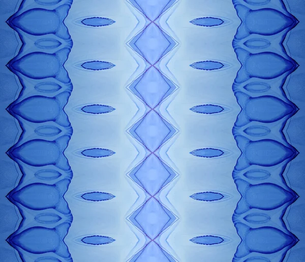 Fényes Festett Festék Törzsi Festék Textil Kék Gradient Nyakkendő Festék — Stock Fotó
