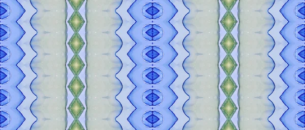 Ocean Dyed Batik Blue Dye Abstract Blue Tribal Texture Blue — Stock Photo, Image