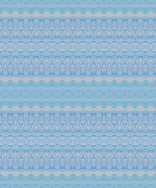 Blue Pattern Paint Blue Bohemian Textile Dyed Tie Dye Print — Stock Photo, Image
