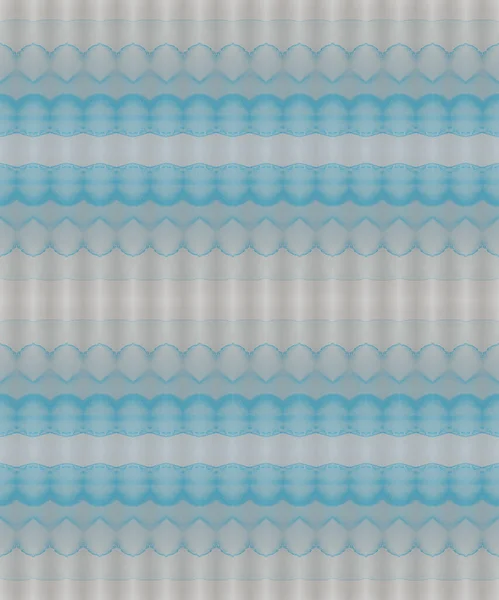 Färgad Print Texture Etnisk Mönsterborste Sky Dyed Paint Blå Bohemisk — Stockfoto