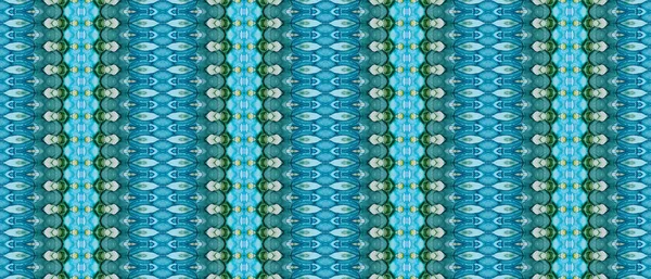 Kék Gradient Textil Zöld Batik Festék Zöld Törzsi Batik Zöld — Stock Fotó