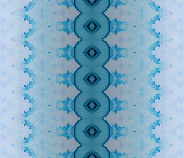 Ljusfärgade Batik Etnisk Batik Borste Blue Tie Dye Batik Blå — Stockfoto