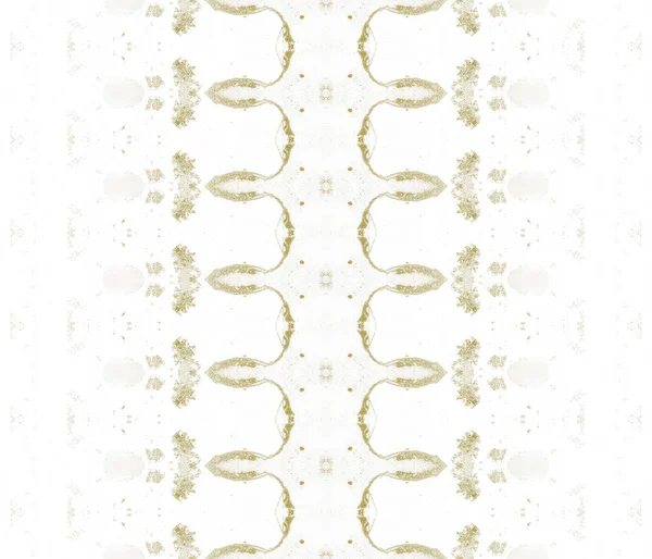 Sepia Ink Abstract Helles Gold Batik Beige Tribal Stripe Braunes — Stockfoto