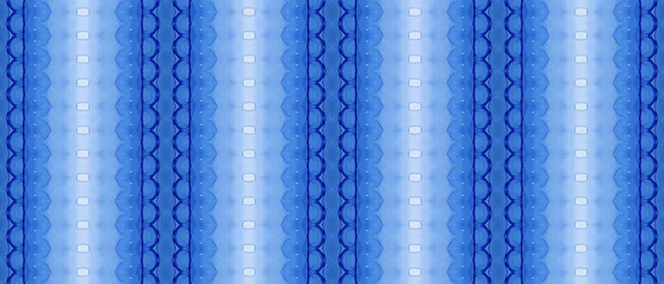 Texture Dégradée Bleue Encre Batik Bleue Pinceau Ethnique Sky Impression — Photo