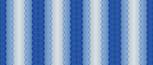 Batik Boêmio Azul Textura Escova Tingida Pincel Têxtil Tribal Padrão — Fotografia de Stock