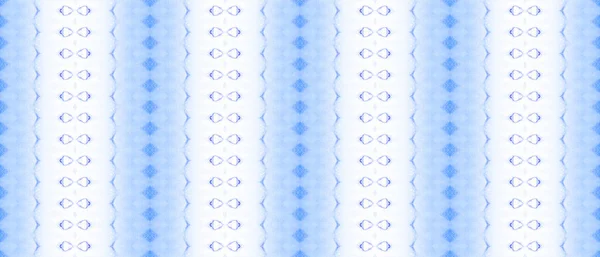 Tinta Tribal Etnia Print Abstract Pincel Gravata Azul Tinta Étnica — Fotografia de Stock