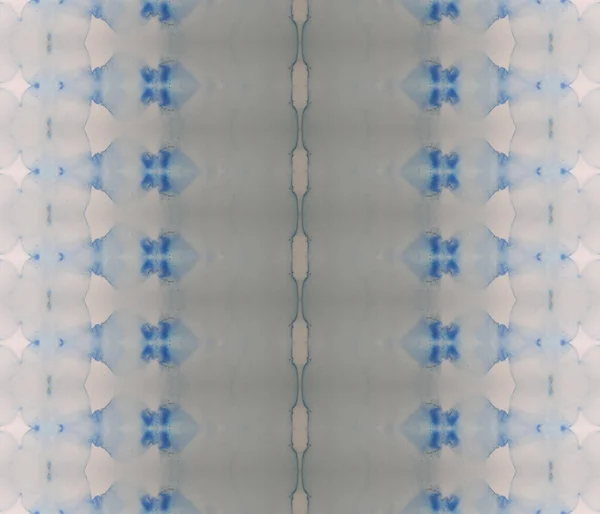 Tinta Mar Aquarela Pincel Zig Zag Tingido Textura Gradiente Azul — Fotografia de Stock