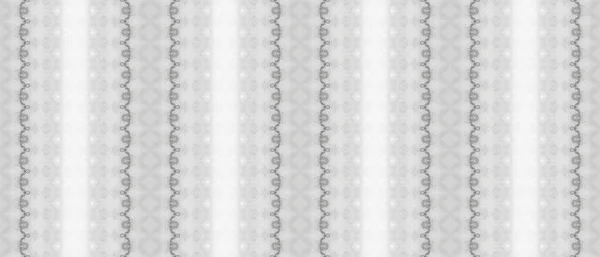 ヴィンテージインクバティック グレーボヘミアン 灰色の木目模様 白い染料の水彩画 グレーの繰り返しプリント 明るい染めのペイント ホワイト エスニック インク 白部族のバティック — ストック写真