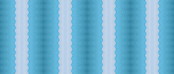 Batik Stripe Ethnique Peinture Texture Teintée Brosse Répétition Bleue Blue — Photo