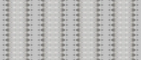White Bohemian Stripe Gray Abstract Batik Textile Géo Vintage White — Photo