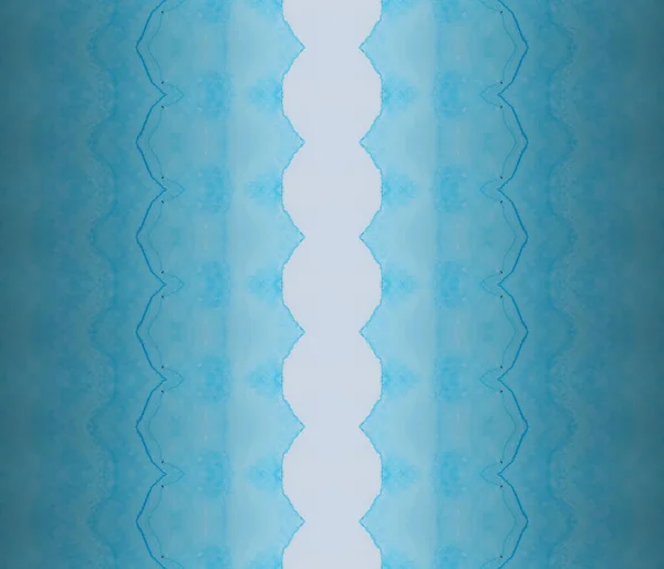 Pintura Textil Tribal Textura Azul Estampado Cepillo Étnico Tie Dye — Foto de Stock
