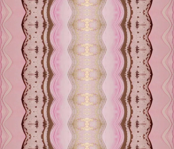 Guldkornsfärg Guldfärg Abstrakt Rosa Batik Tie Dye Rosa Etnisk Bläck — Stockfoto