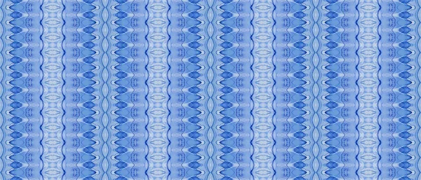 Blue Gradient Stripe Sky Ink Abstract Stambläck Batik Blå Sömlös — Stockfoto