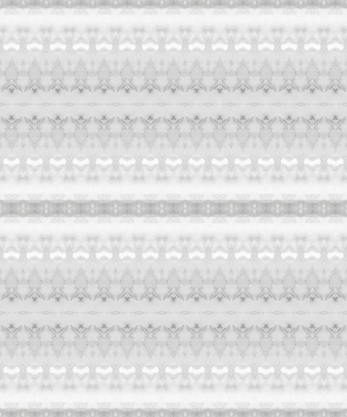 Pincel Tingido Branco Tinta Batik Cinzenta Branco Têxtil Boêmio Impressão — Fotografia de Stock