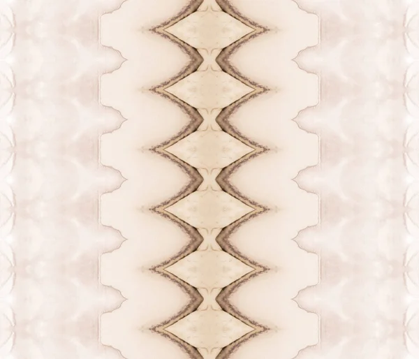 Bruine Etnische Inkt Bruin Graanpatroon Beige Etnische Tie Dye Oceaangeverfde — Stockfoto