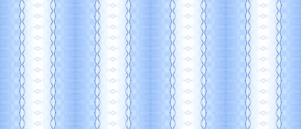 Stampa Blu Senza Cuciture Texture Blu Bohemien Inchiostro Etnico Batik — Foto Stock