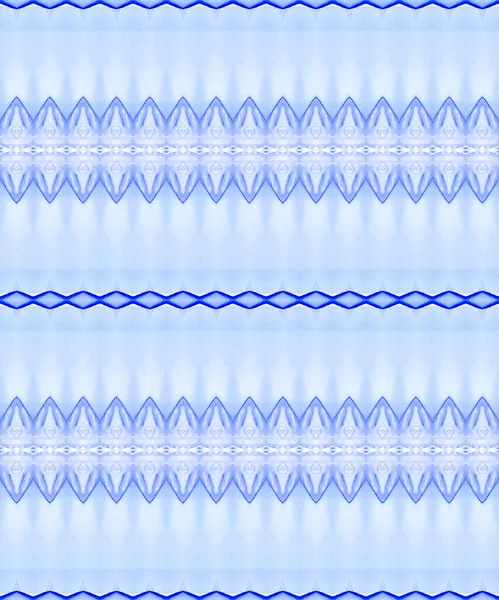 Tie Dye Batik部落 海洋民族志 海洋油墨文摘 蓝色蜡笔 部落墨水刷 巴蒂克族条纹 染色纹理涂料 蓝色纹理刷 — 图库照片