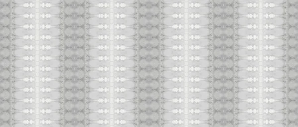 Gray Pattern Print Vorhanden Weiße Stammesfarbe Retro Farbstoff Batik Graues — Stockfoto