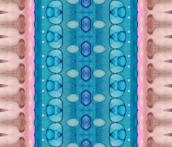 Rózsaszín Nyakkendő Festék Batik Kék Gradient Abstract Rózsaszín Festék Akvarell — Stock Fotó