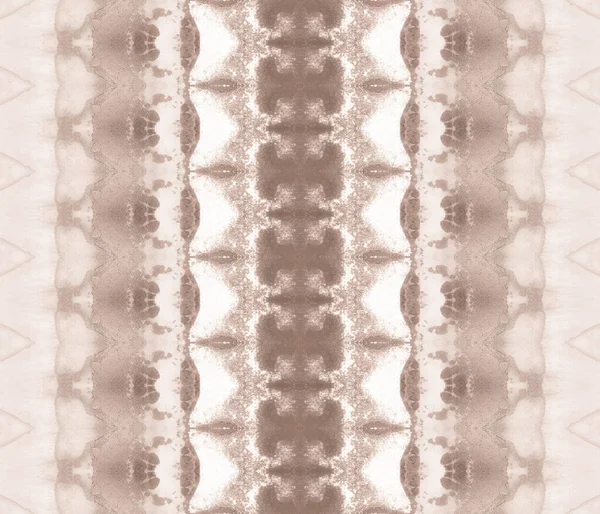 Beige Tribal Texture Небесний Барвник Яскравий Ручний Зіґ Заг Brown — стокове фото