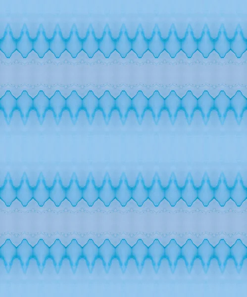 Niebieski Tusz Etniczny Tribal Brush Abstrakt Niebieska Farba Krawatów Ocean — Zdjęcie stockowe