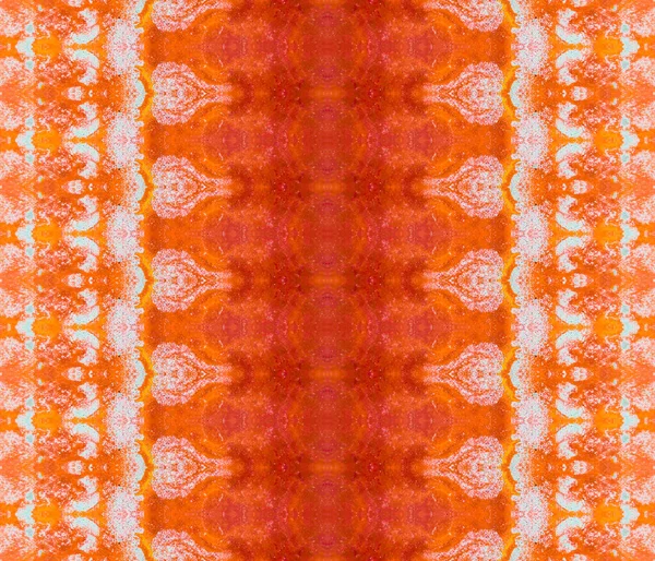 Orange Tribal Batik Pintura Tinte Morado Tinta Roja Tie Dye —  Fotos de Stock