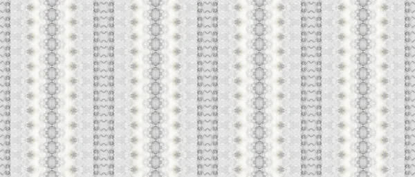 ライトハンドテキスタイル 灰色の民族誌 ホワイト エスニック ホワイト グラデーション 白粒ブラシ 灰色の染め模様 レトロな部族のバティック 灰色のインクの要約 — ストック写真