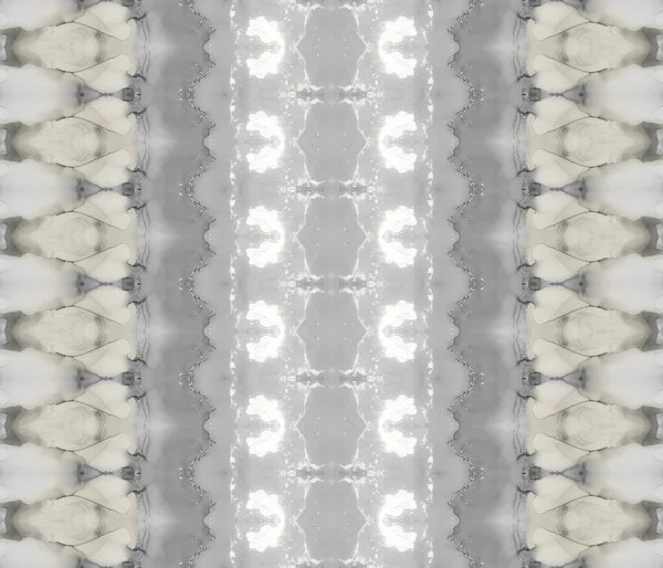 Szürke Textúra Batik Fehér Törzsi Ecset Szürke Gabona Batik Fehér — Stock Fotó