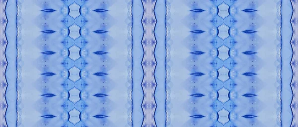Brosse Motif Bleu Teint Batik Tie Dye Batik Tribal Textile — Photo