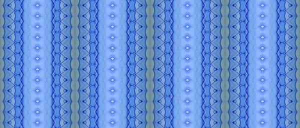 Tinta Marinha Abstrata Sky Ethnic Batik Pincel Gravata Azul Tinta — Fotografia de Stock