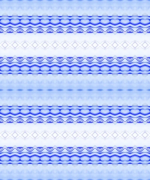Padrão Azul Batik Tinta Textura Étnica Tinta Batik Azul Gravata — Fotografia de Stock