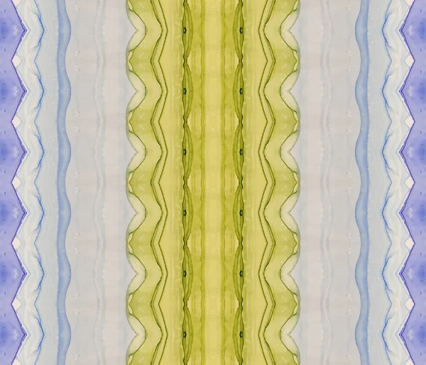 Textura Tingida Verde Tinta Mar Batik Pintura Padrão Azul Pincel — Fotografia de Stock