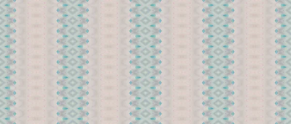 Padrão Étnico Rosa Corante Azul Aquarela Pincel Étnico Azul Têxtil — Fotografia de Stock