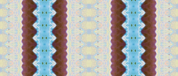 Modèle Acide Batik Encre Batik Bleue Batik Encre Rouge Brosse — Photo