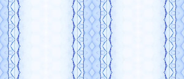 Niebieskie Cygańskie Streszczenie Farba Sky Dyed Niebieski Szczotka Wzór Ubarwiona — Zdjęcie stockowe