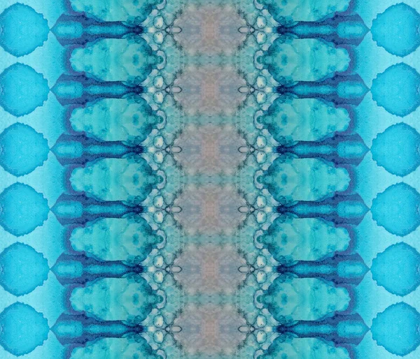 Brown Ethnic Batik Pink Dye Abstract Patrón Mano Azul Cepillo —  Fotos de Stock