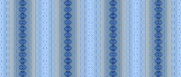 Blue Ethnic Ink Tribal Paint Pattern Blue Texture Batik Ethnic — Stock Photo, Image