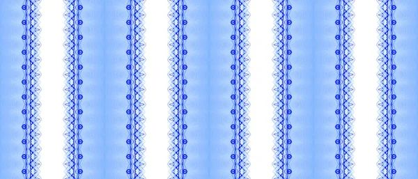 Blue Gradient Stripe Ljus Bläck Akvarell Stammönster Batik Färgad Texturborste — Stockfoto