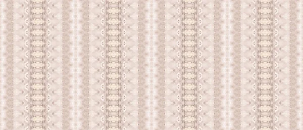 Bruine Grain Tie Dye Bruine Boheemse Streep Beige Inkt Aquarel — Stockfoto