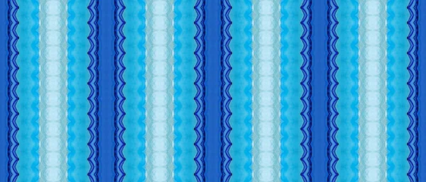 Blue Tribal Batik Blå Etnisk Textil Grön Etnisk Bläck Havsfärsborste — Stockfoto