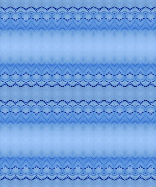 トライバルインクプリント 染められたバティックのテクスチャ 海インクの水彩画 ブルー グラデーション 部族のテキスタイルプリント 青のバティック インク ライト グランジ — ストック写真