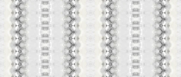 灰色の民族模様 グレイ エスニック インク ライトインクブラシ グレイ トライバル ペイント ホワイト ダイの略 — ストック写真