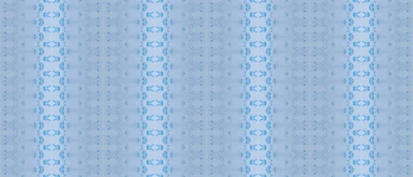 Havsfärgad Färg Blue Bohemian Tie Dye Stamborste Batik Etnisk Struktur — Stockfoto