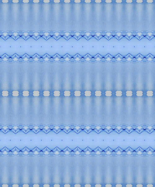 Färgad Texturfärg Tribal Bläckfärg Tribal Brush Tie Dye Blå Batik — Stockfoto