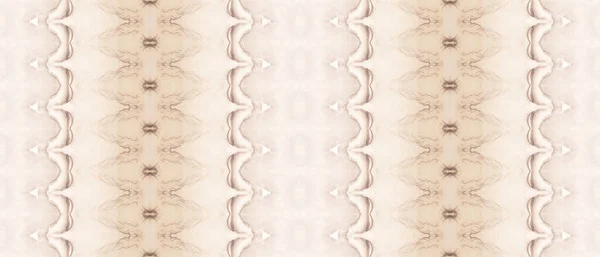 Tessile Grani Castani Sky Hand Pattern Cravatta Etnica Marrone Beige — Foto Stock