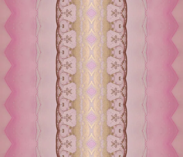 Gold Batik Batik Pink Grain Print Vorhanden Pinke Ethnische Tinte — Stockfoto