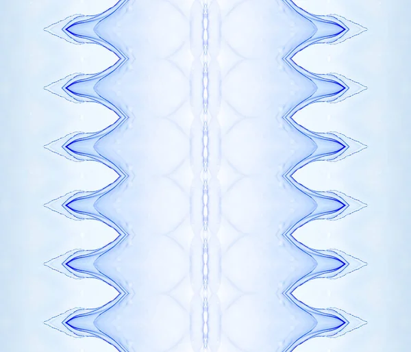 Blue Tie Dye Batik Blue Gradient Stripe Ljus Bläck Akvarell — Stockfoto